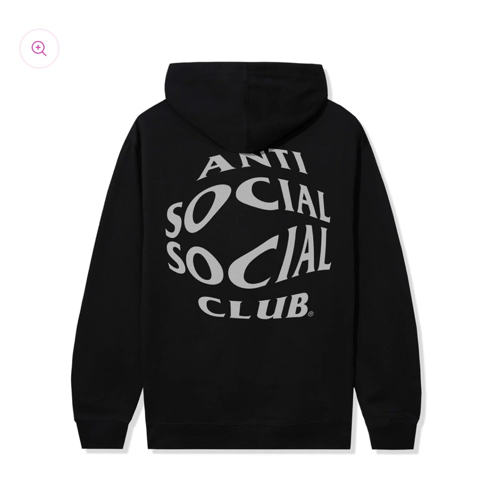 Anti social social club reflective hoodie.